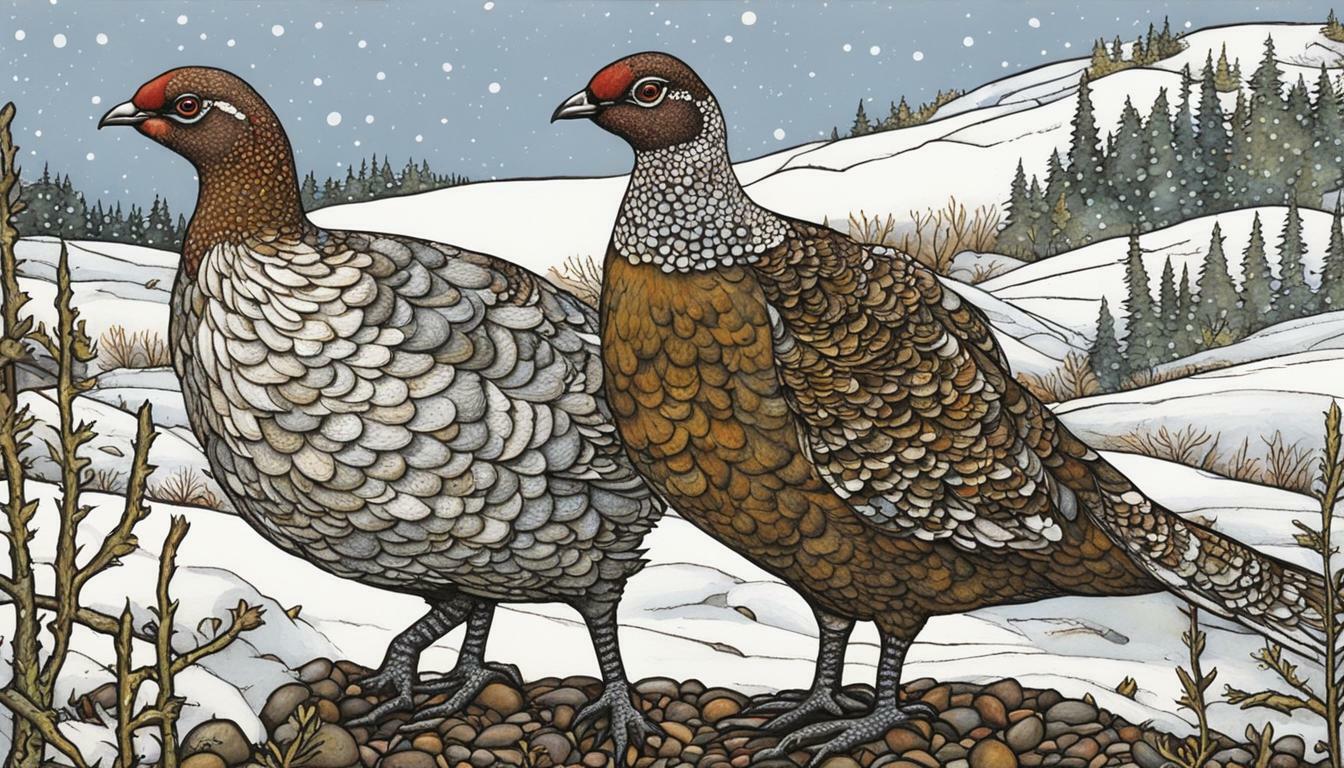 Difference Between Ptarmigans and Grouse