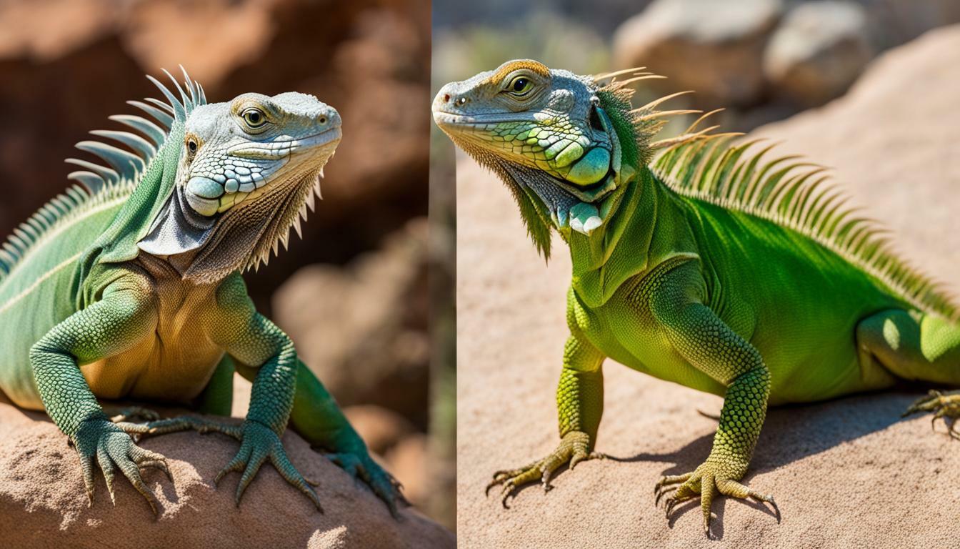 Difference Between Desert Iguanas and Collared Iguanas