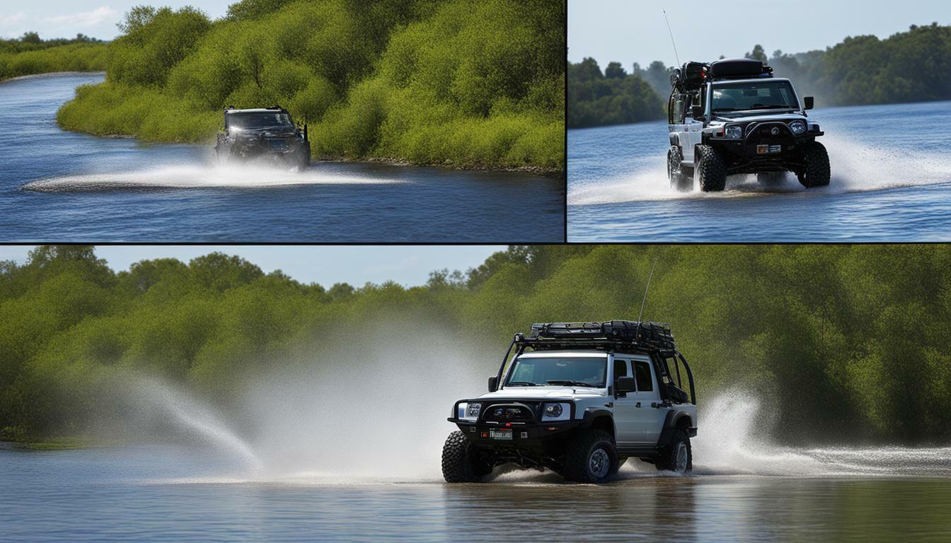Difference Between Snorkels and Raised Air Intakes for Water Crossing