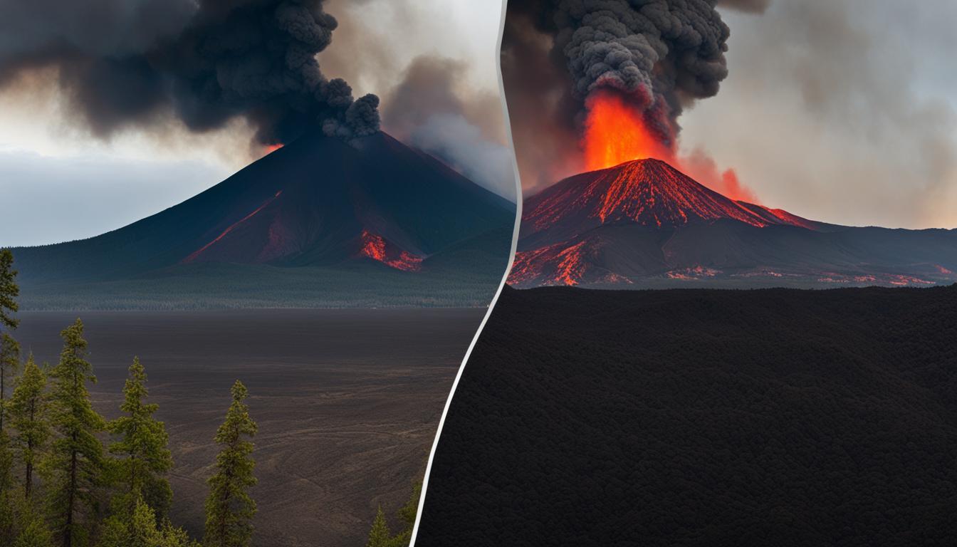 Difference Between Volcanic Ash and Smoke