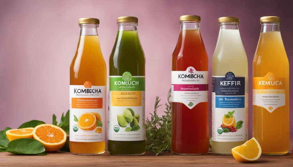 Kombucha and Kefir Probiotics