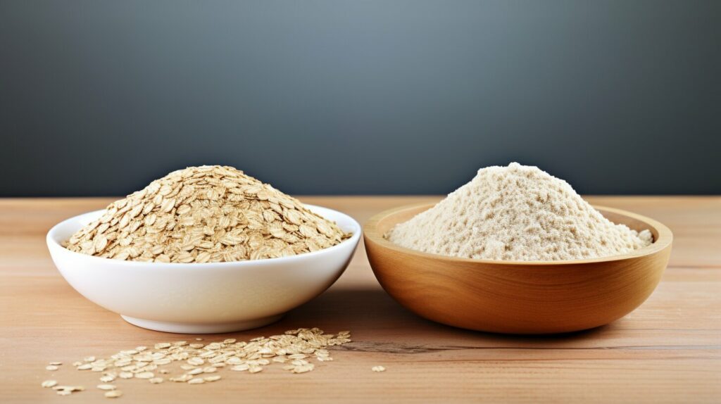 Oat bran and wheat bran weight management