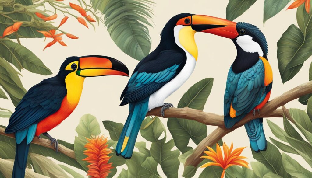 Lifespan and Classification of Toucans and Kingfishers