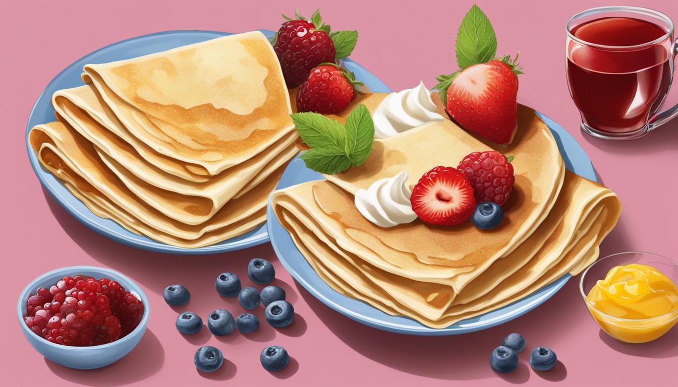 How a Crepe Differs from a Pancake