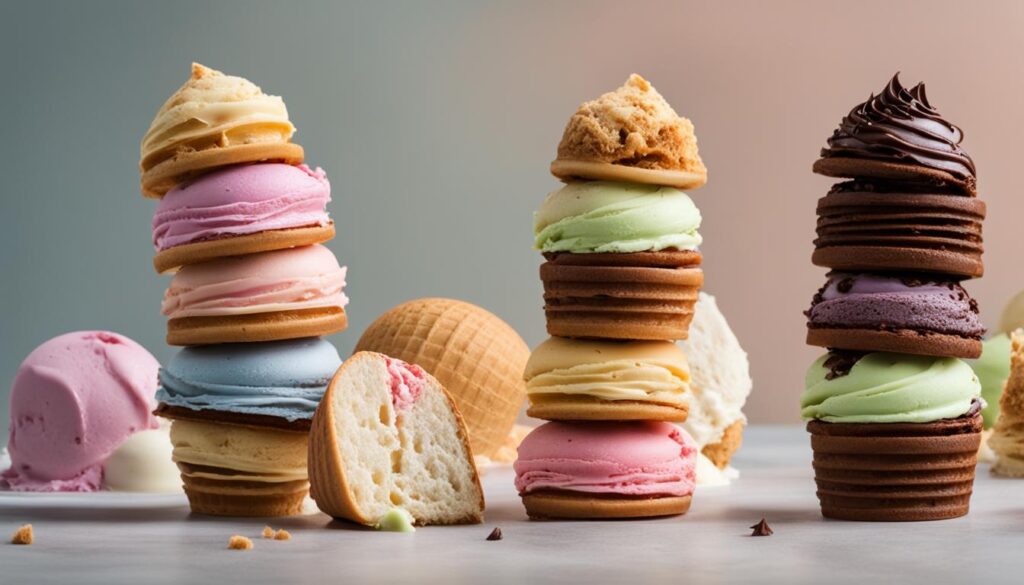 Ice Cream Sandwich and Ice Cream Cone