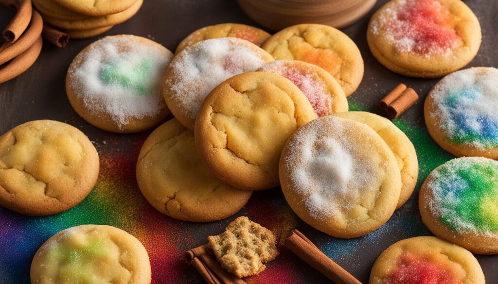 Snickerdoodles appearance and Sugar cookies decorations