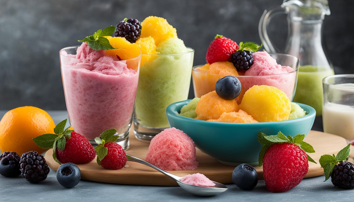 What Makes a Sorbet Different from a Sherbet